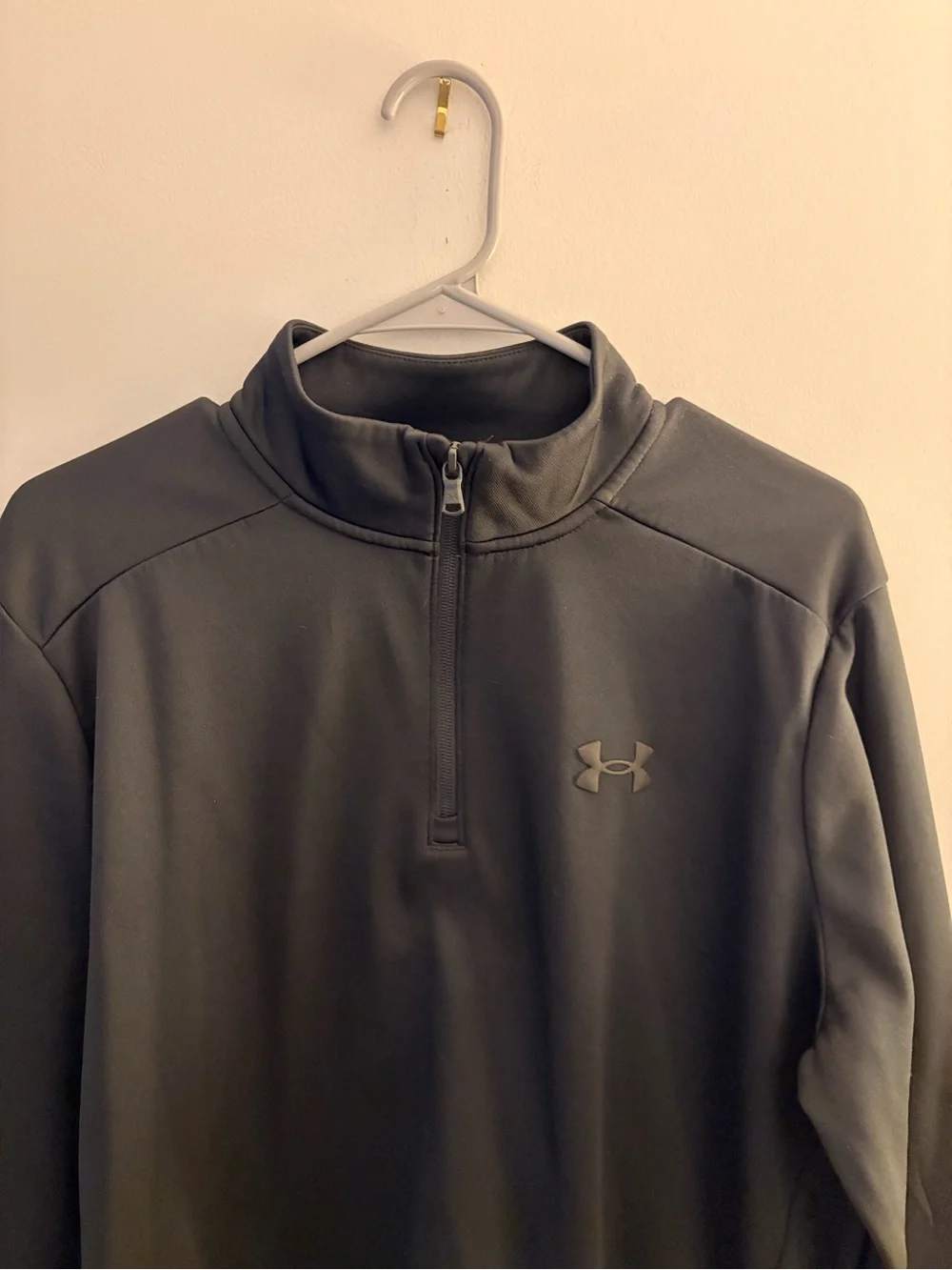 Under Armour Men's Black Performance Quarter-Zip Pullover